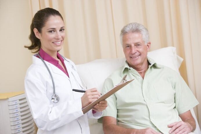 Médico y paciente